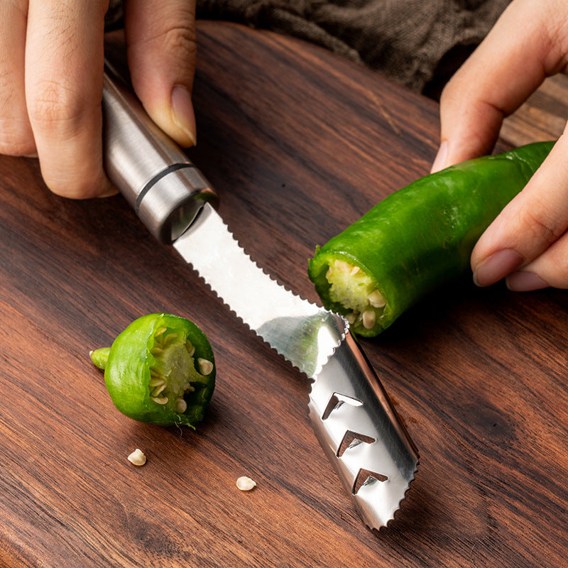 Green Pepper Seed Core Remover – Nucleation Picker Kitchen Tool