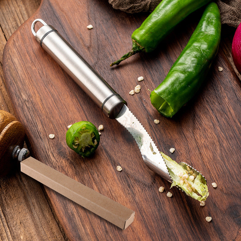 Green Pepper Seed Core Remover – Nucleation Picker Kitchen Tool