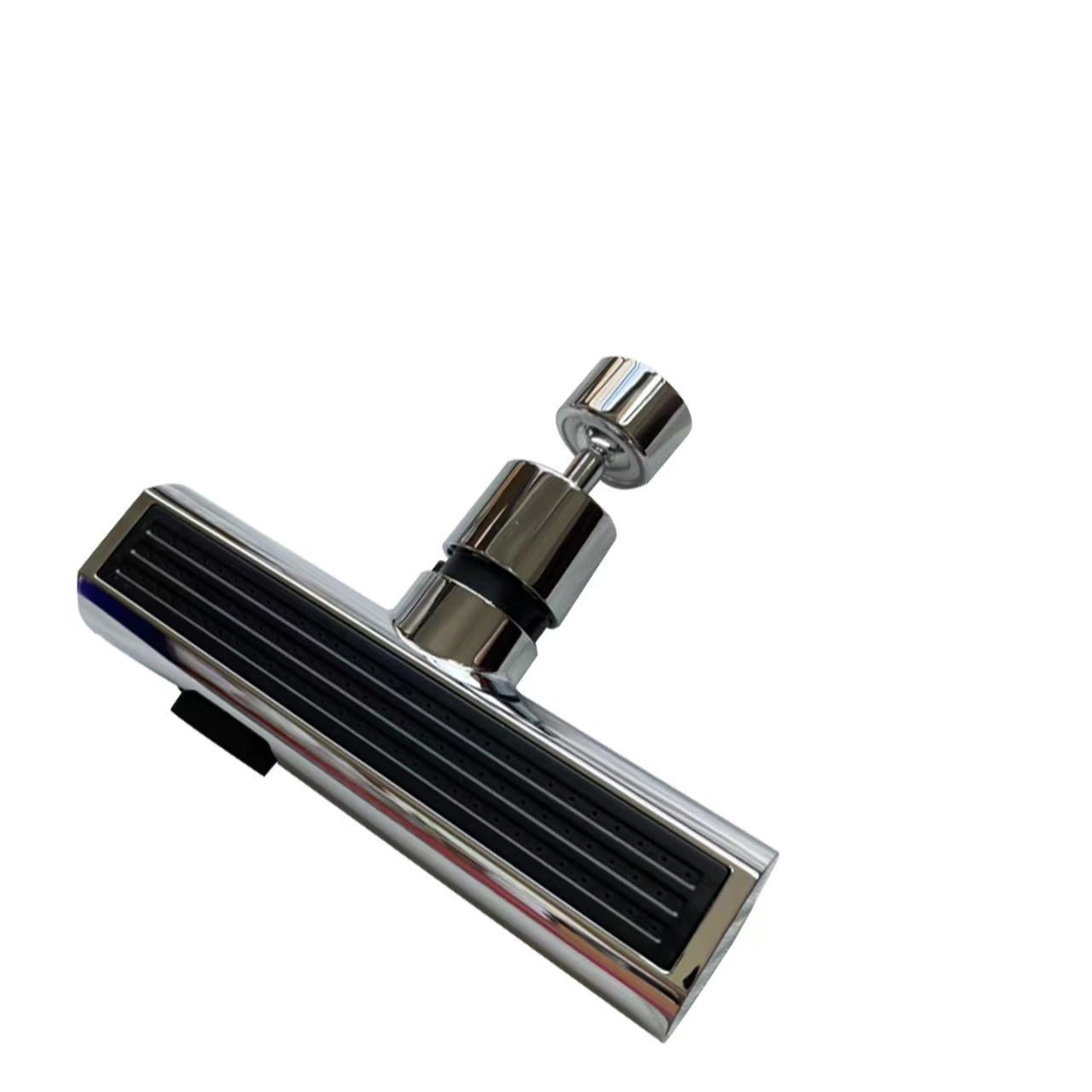 Universal Kitchen Faucet Waterfall Outlet – Splash-Proof Rotating Bubbler Nozzle Extension