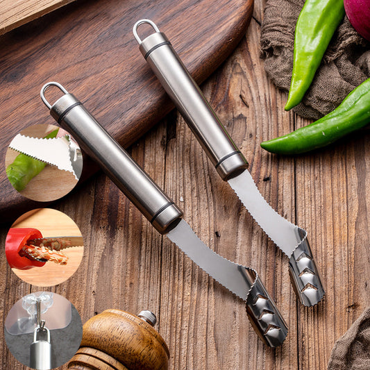 Green Pepper Seed Core Remover – Nucleation Picker Kitchen Tool
